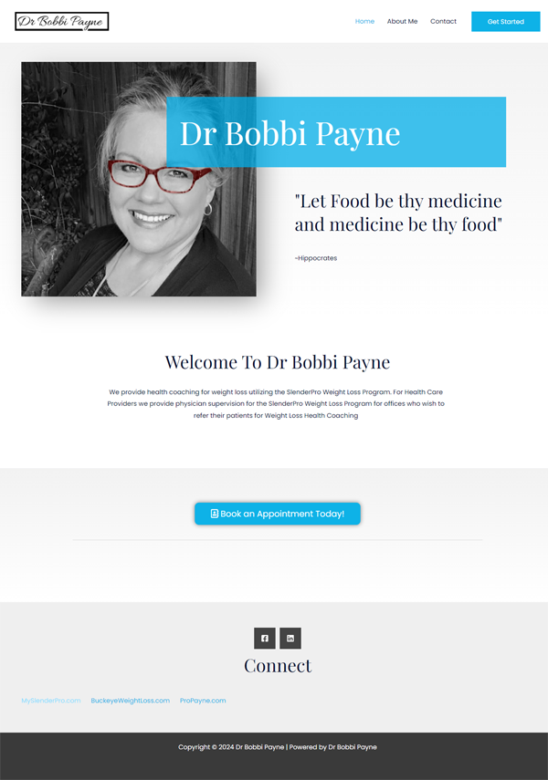 Dr Bobbi Payne Site Preview