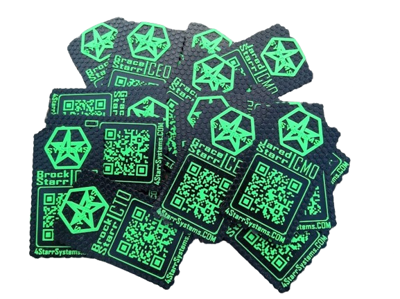 4Starr Business Cards Collection Transparent